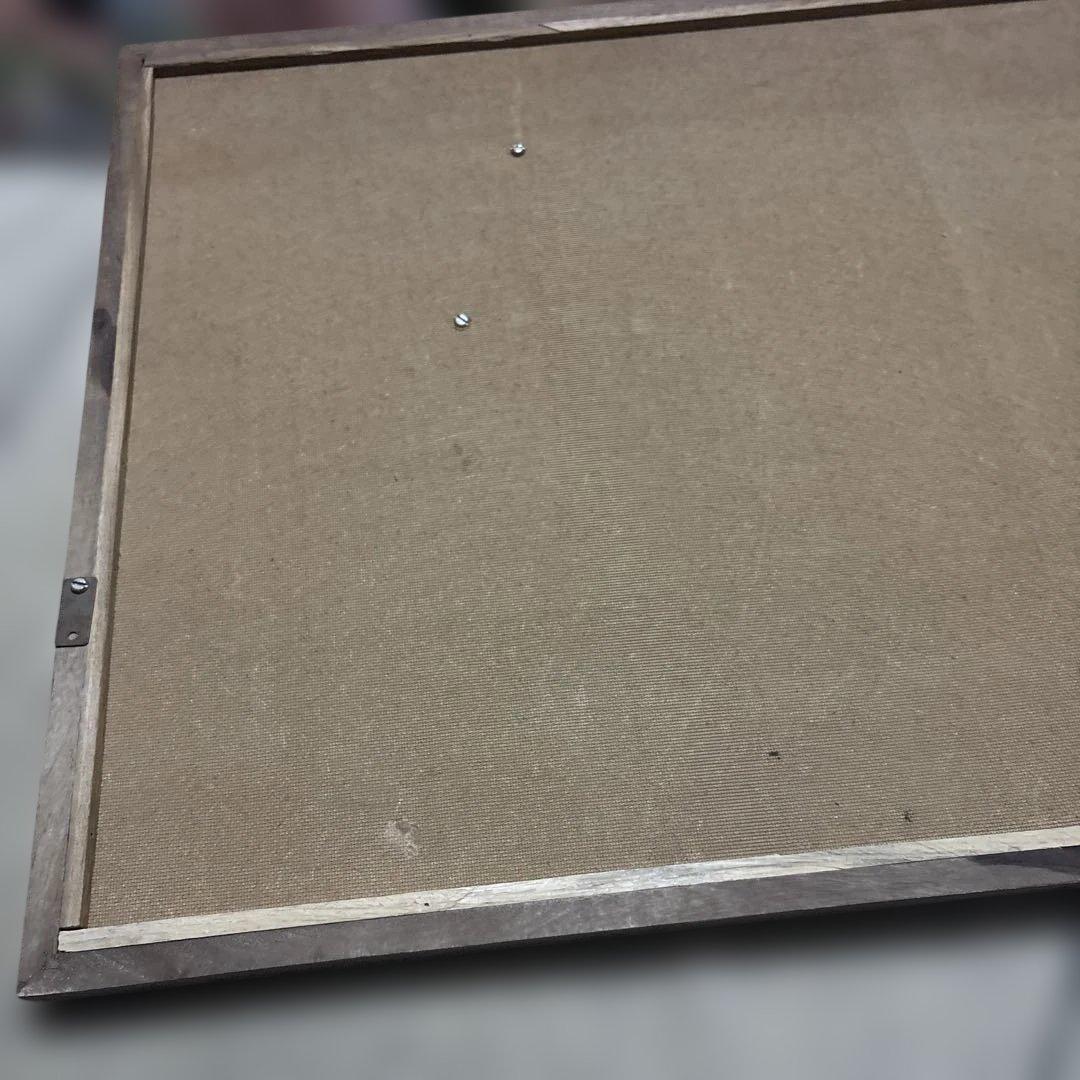 銅版レリーフ　象の風景