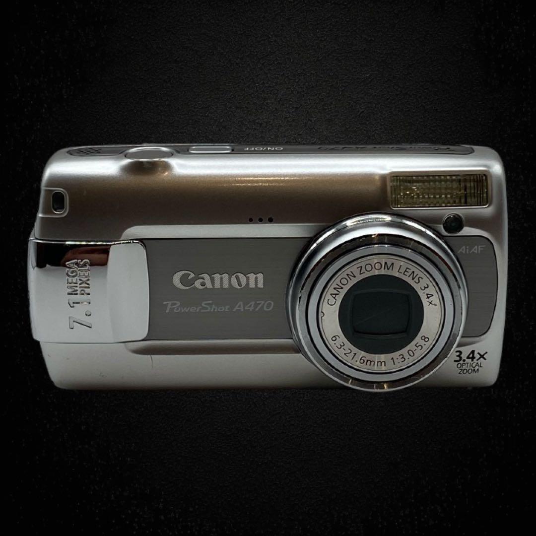 美品✨単三電池Canon PowerShot A470 コンパクトデジタルカメラ