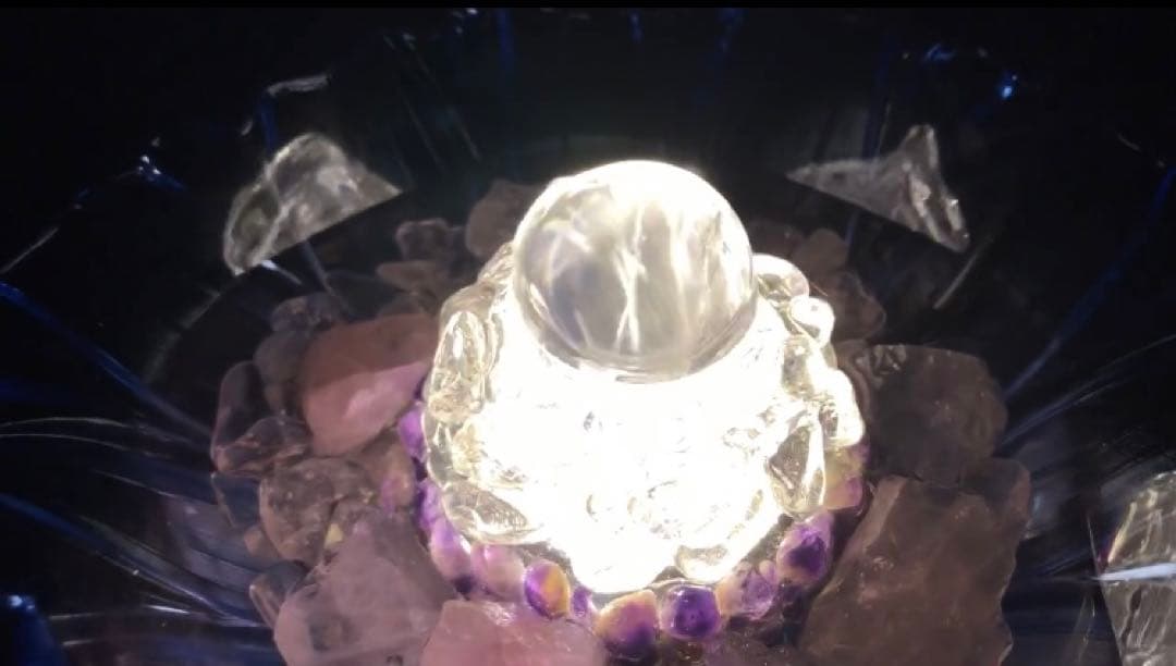 【開運！神秘の輝き✨】2玉回せるナチュラルストーンファウンテン