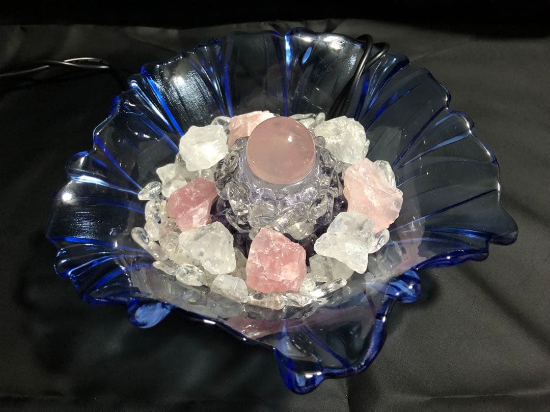 【開運！神秘の輝き✨】2玉回せるナチュラルストーンファウンテン