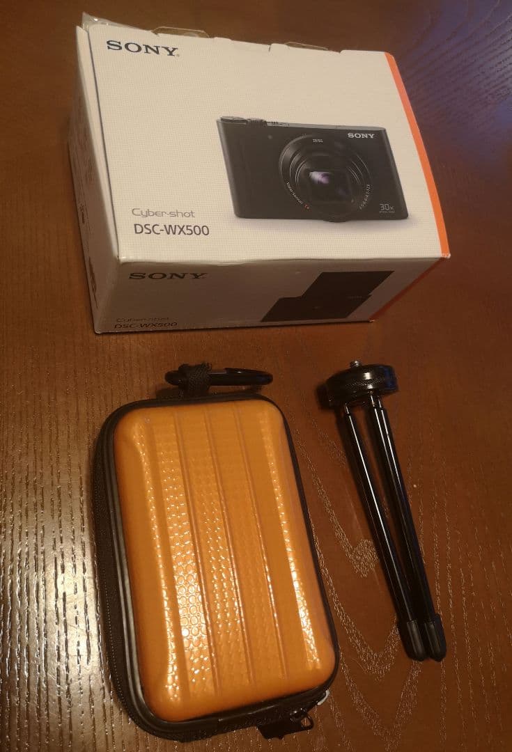 Sony cyber shot DSC-WX500 ケース&三脚付き