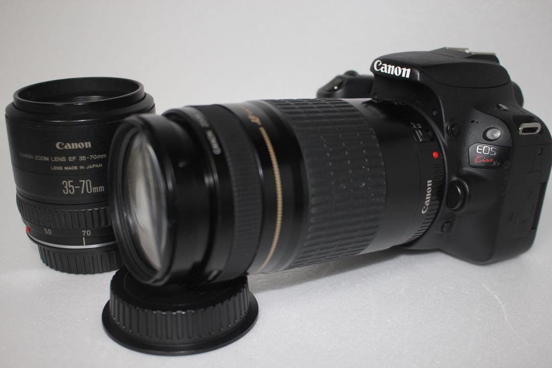 キャノン Wi-Fi＆動画　 canon kiss x9標準＆望遠レンズセット