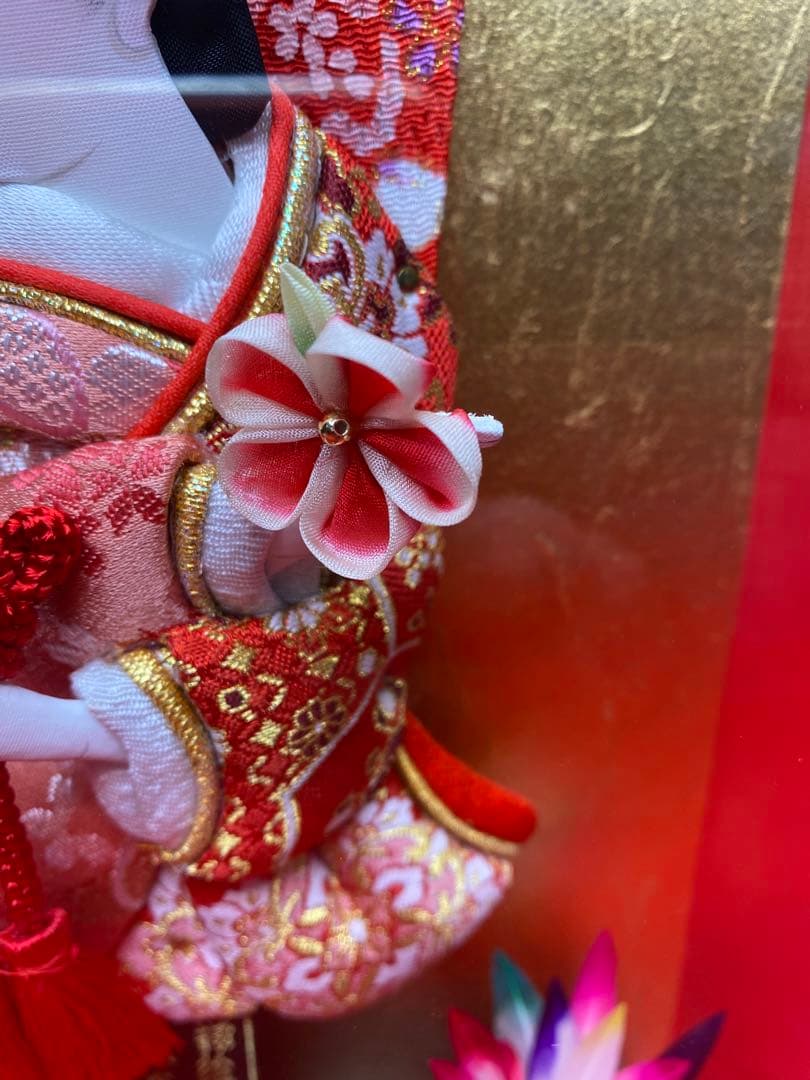 東京久月　羽子板壁掛けアクリルケース・コンパクト間口約１９×奥行約８×高約２６㎝