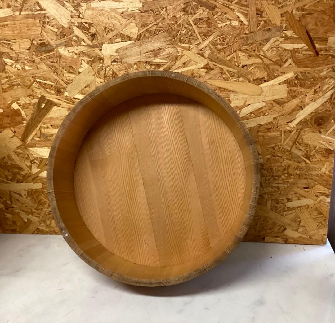 木製寿司桶 飯台 和食 調理器具 業務用 レトロ古道具（P-30)