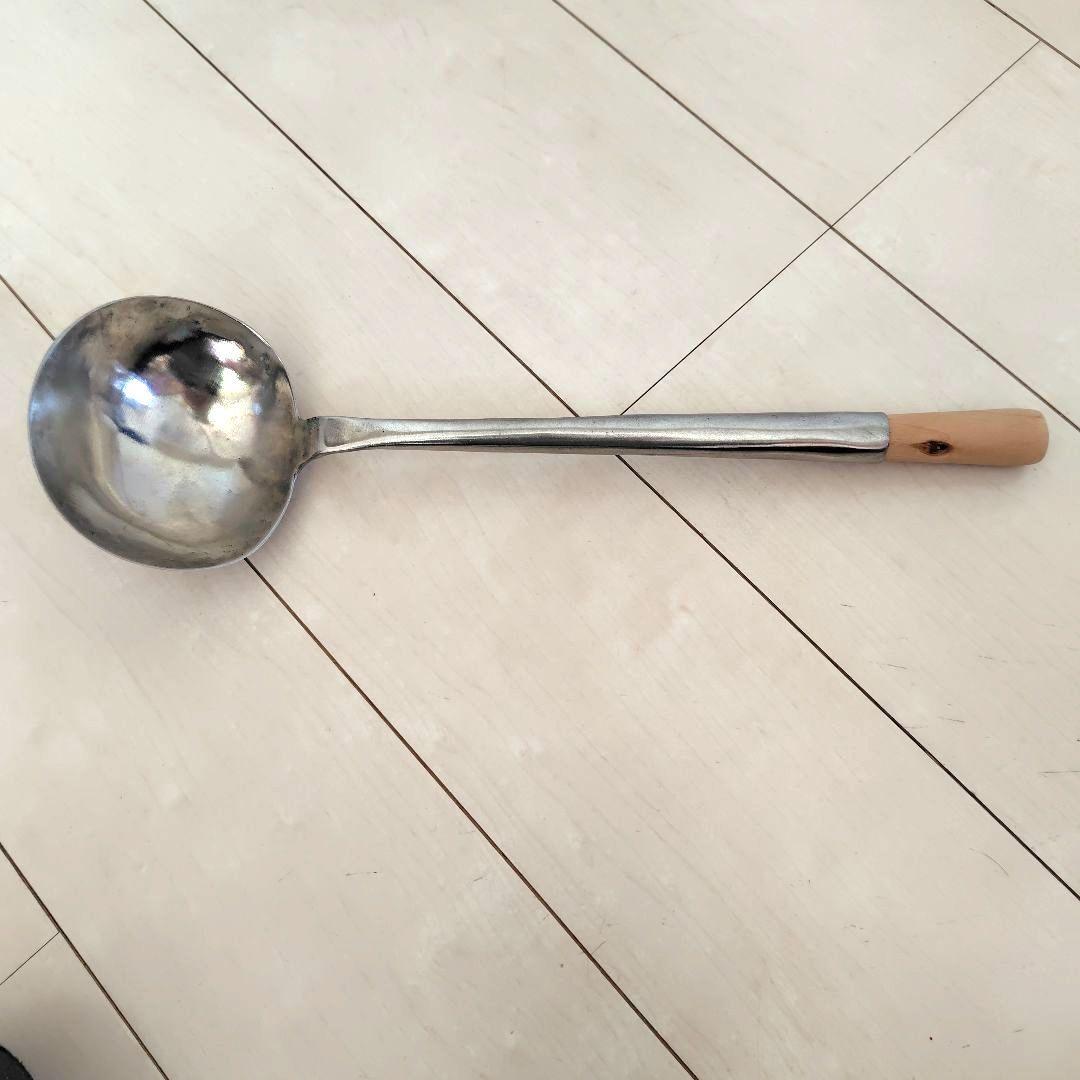 アルミ製 両手鍋(27cm)とお玉のセット 業務用