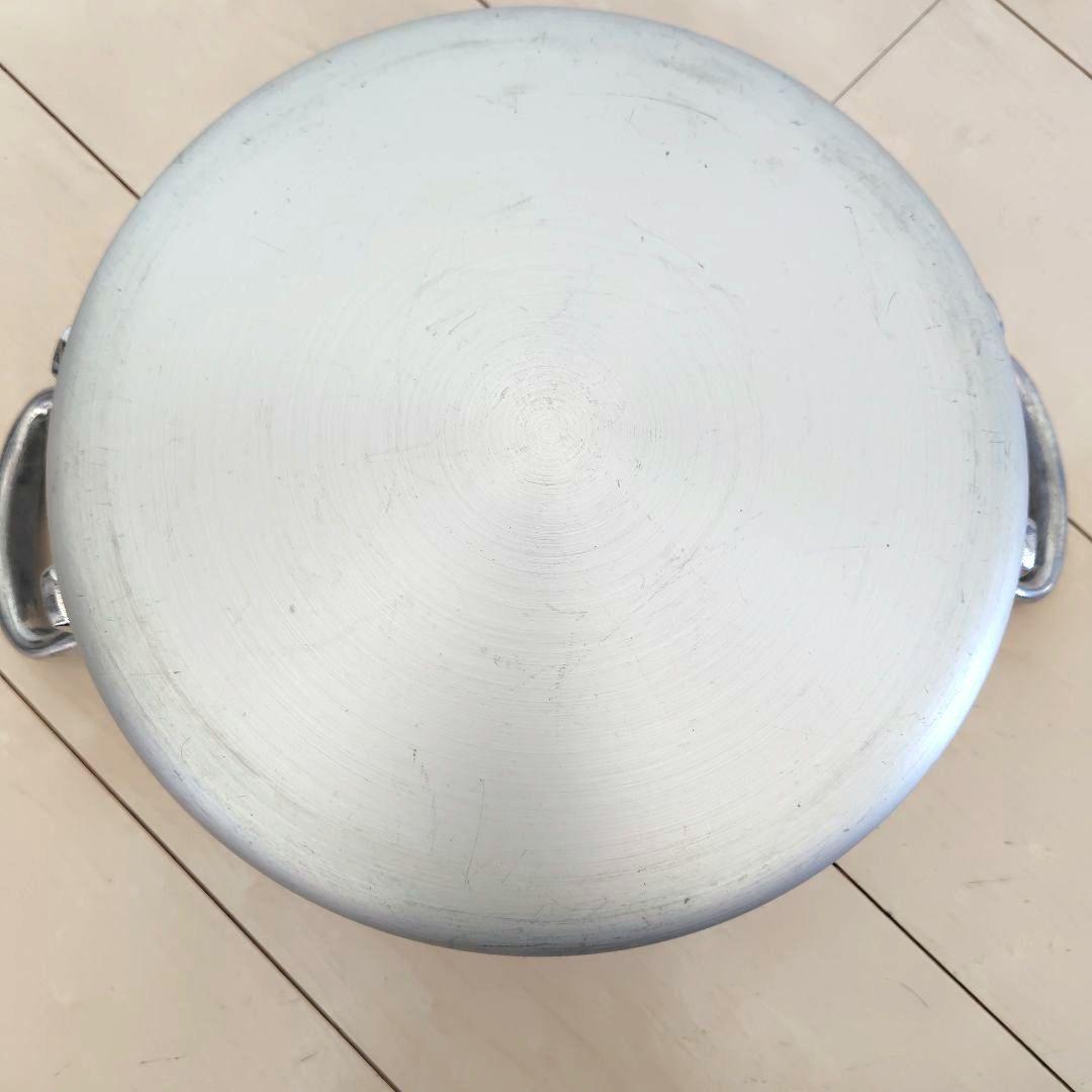 アルミ製 両手鍋(27cm)とお玉のセット 業務用