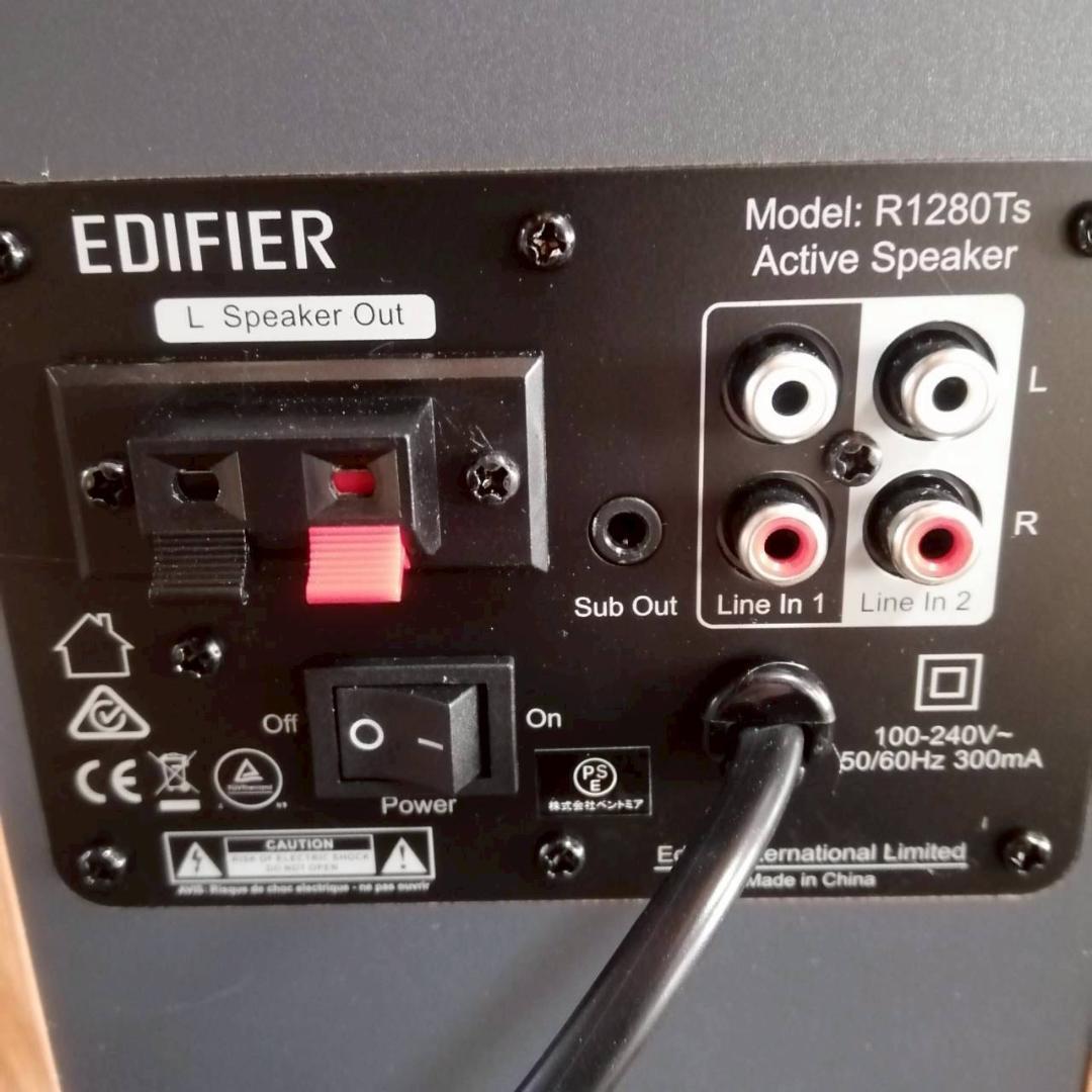極美品 離島可 EDIFIER R1280Ts アンプ内蔵 アクティブスピーカー