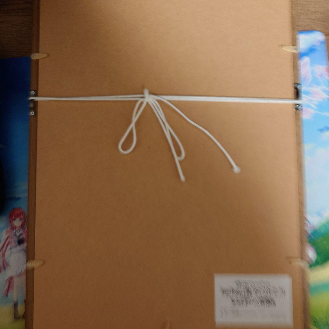 ひ*り様 Angel Beats! Na-Ga サイン入りポスター 複製原画
