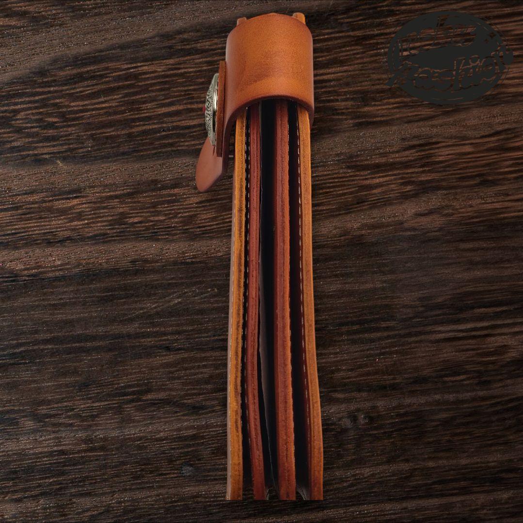 ロングウォレット 本革　革財布　ハンドメイド　ブラウン