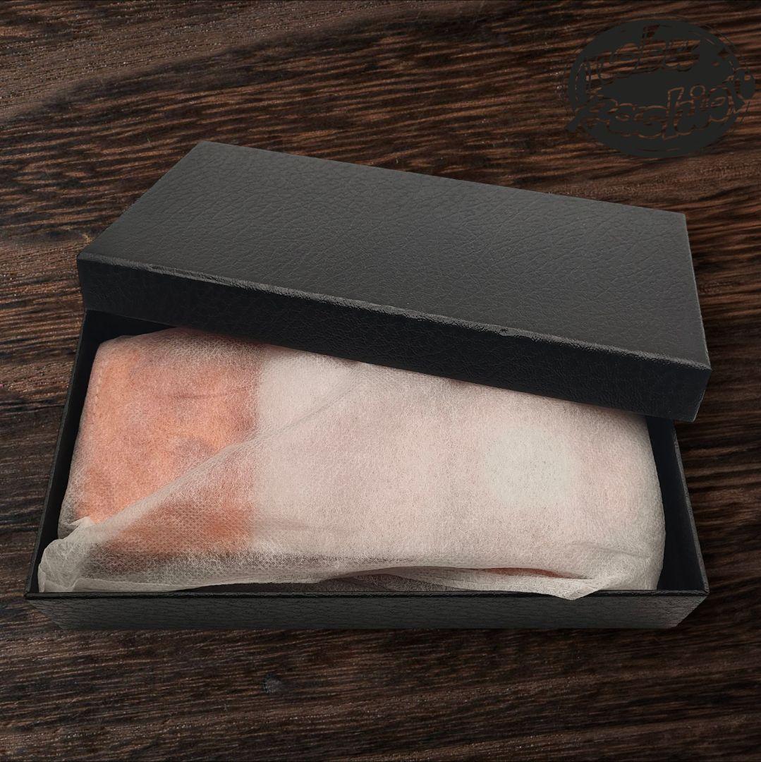 ロングウォレット 本革　革財布　ハンドメイド　ブラウン