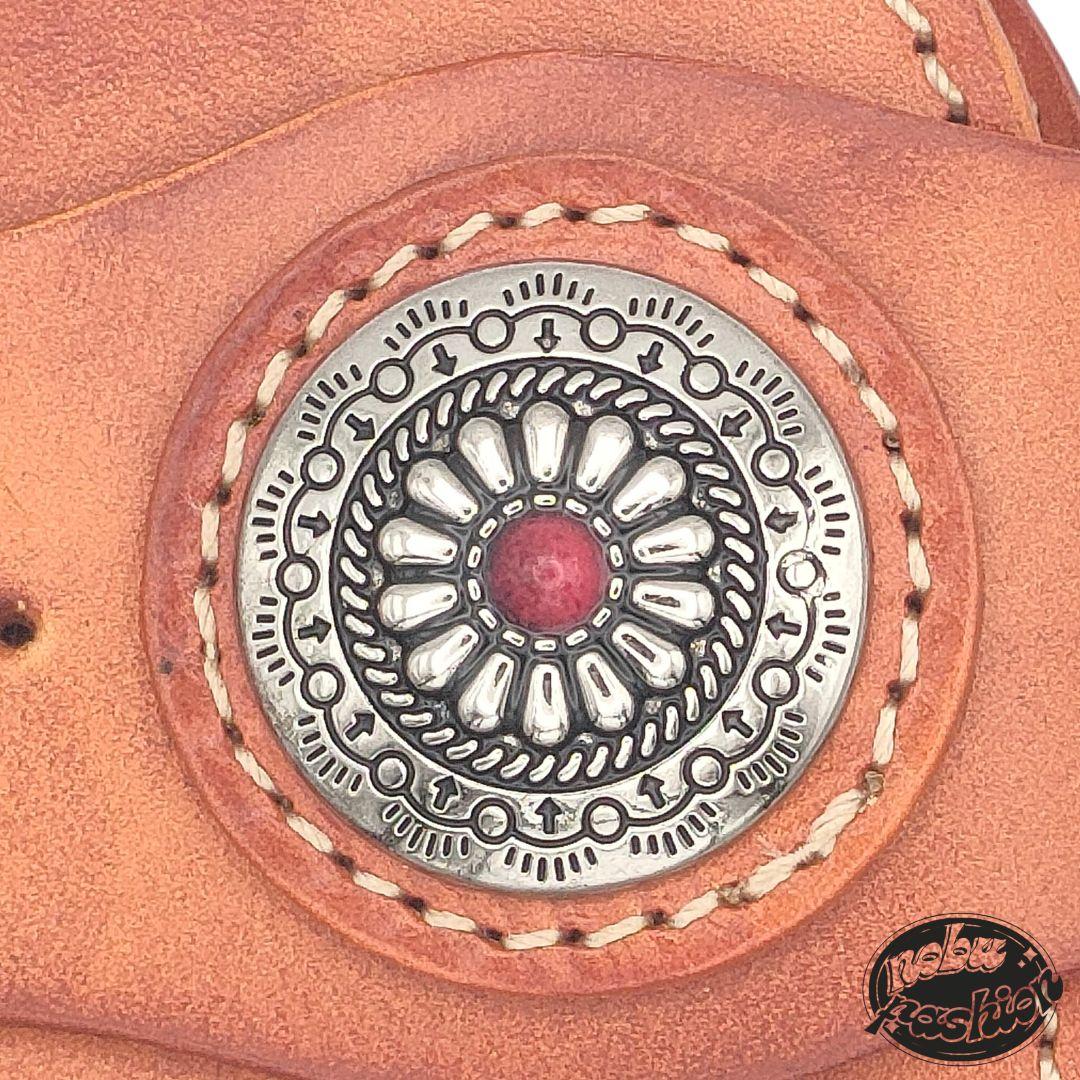 ロングウォレット 本革　革財布　ハンドメイド　ブラウン