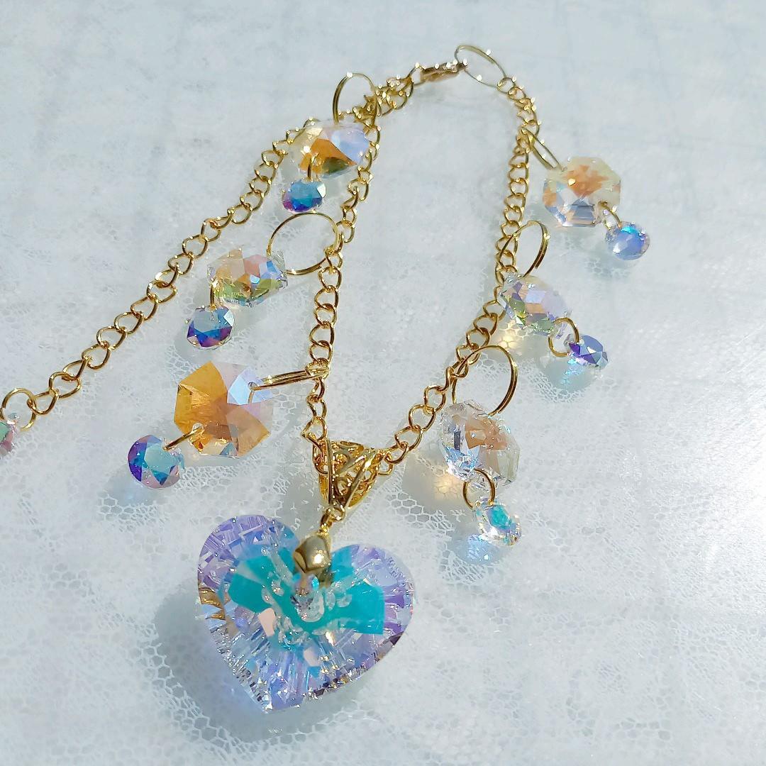 サンキャッチャー♡ハンドメイド「オールスワロ✧︎オーロラ」