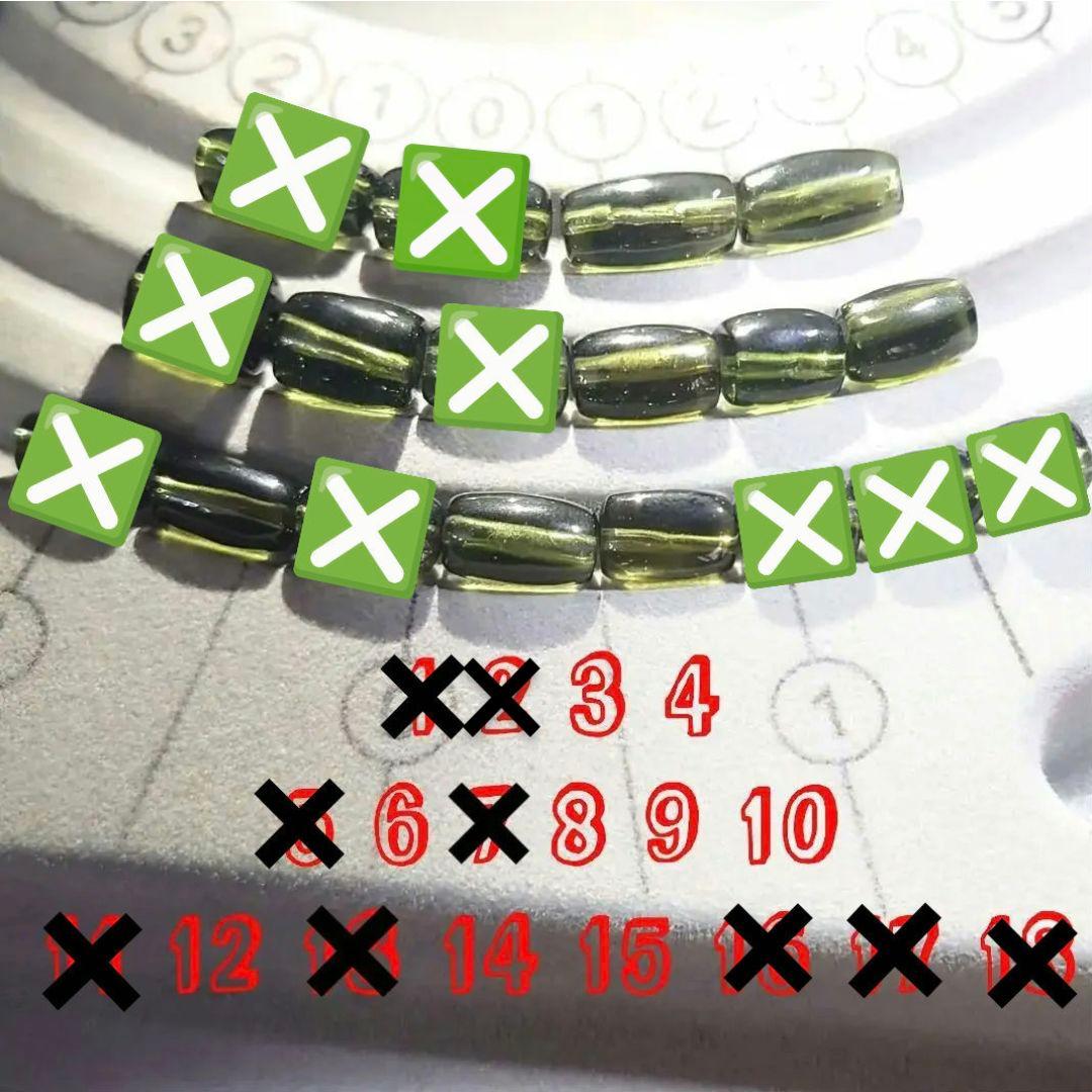 ★モルダバイト 筒型ビーズ 10×6.2ミリ⑫(鑑別コピー付)