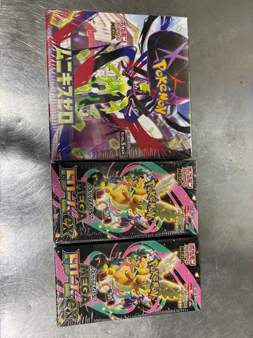 ポケモンカード　ムニキスゼロ1box.メガドリームex1box シュリンク付き