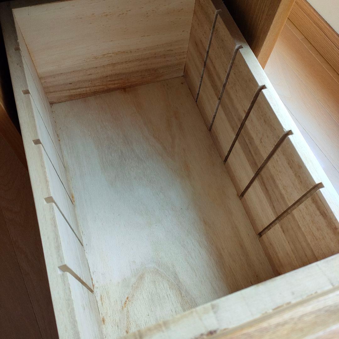 ●引取専用●無印良品タモ材デスク•引出付（タモ材）