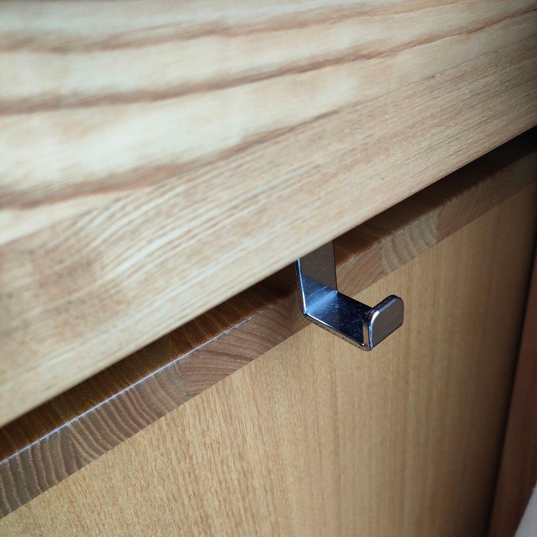 ●引取専用●無印良品タモ材デスク•引出付（タモ材）