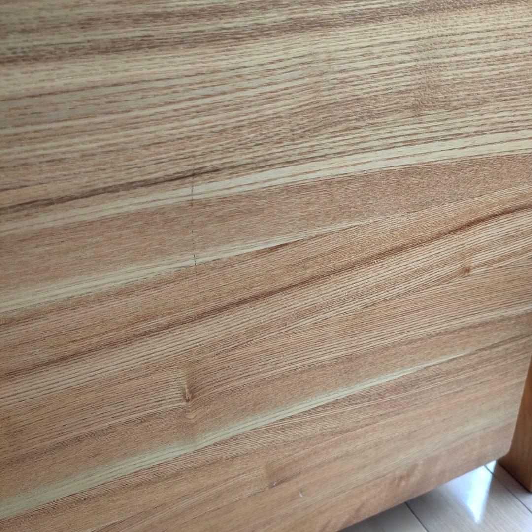 ●引取専用●無印良品タモ材デスク•引出付（タモ材）