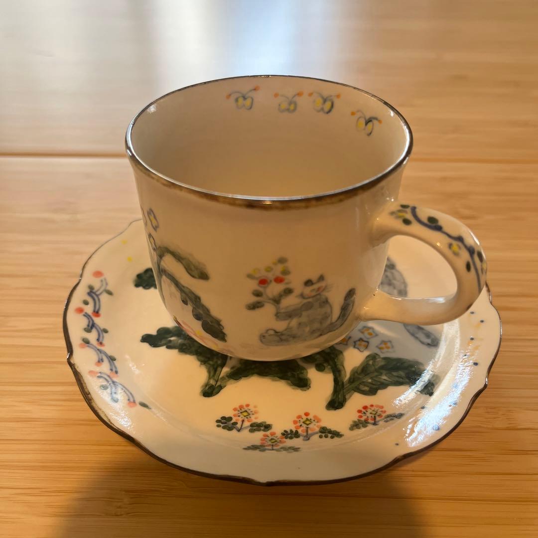 ミシャコシャ　MIZACOSHA＊カップ＆ソーサー　磁器