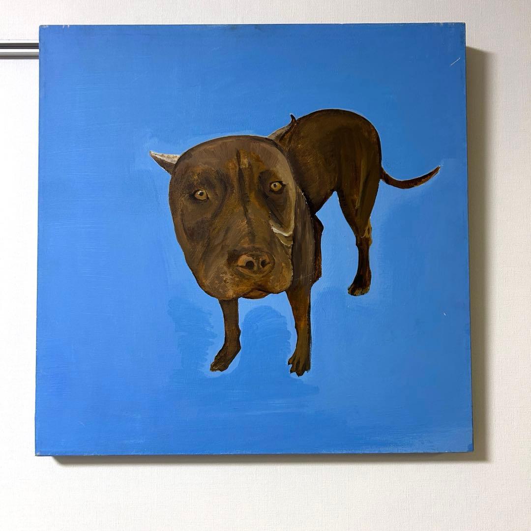 ピットブル アクリル画