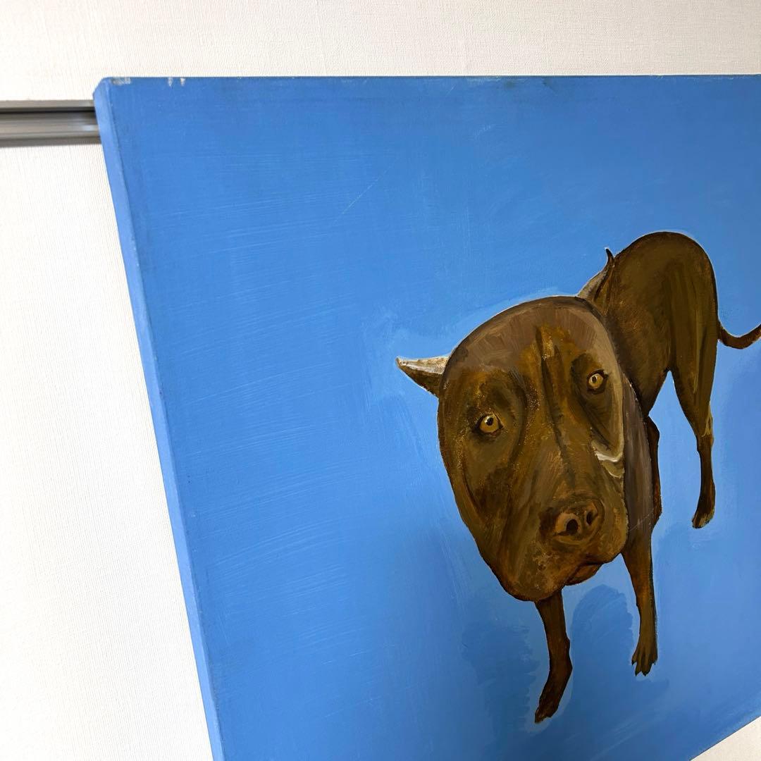 ピットブル アクリル画