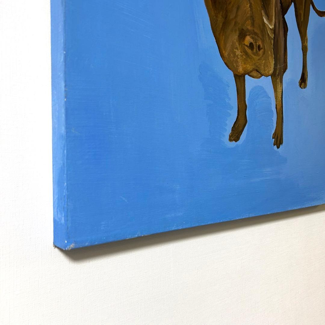 ピットブル アクリル画