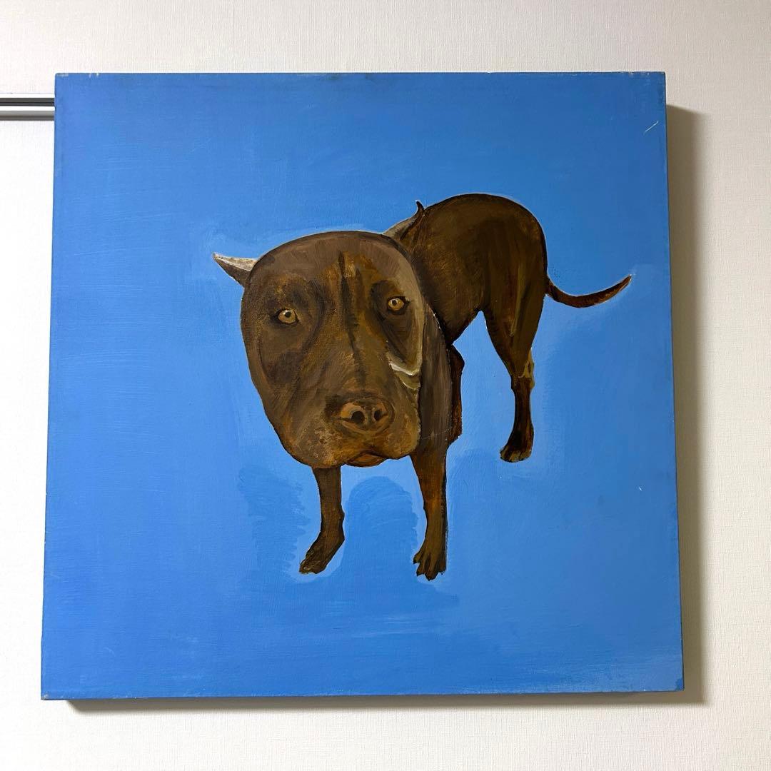 ピットブル アクリル画