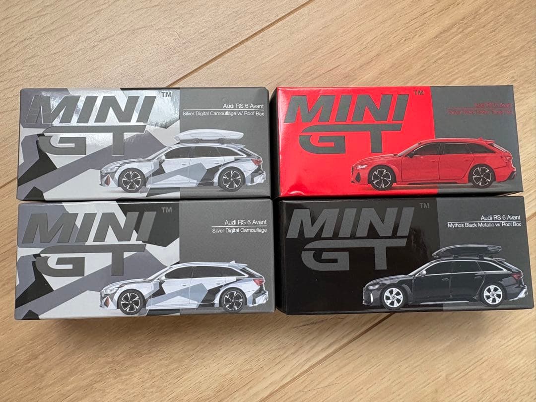 MINI GT Audi RS 6 Avant 4台セット