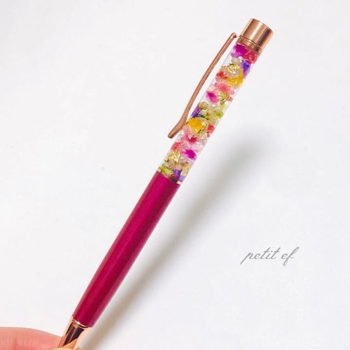 【人気♡ラプンツェルカラー】替芯orラッピング無料✺ ハーバリウムボールペン