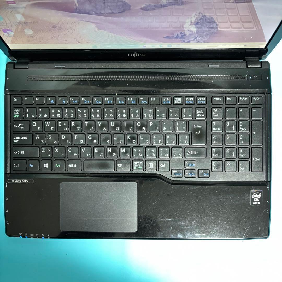 Win11★Webカメラ付‼富士通ノートPC★オフィス付！新品SSD＆メモリ8G