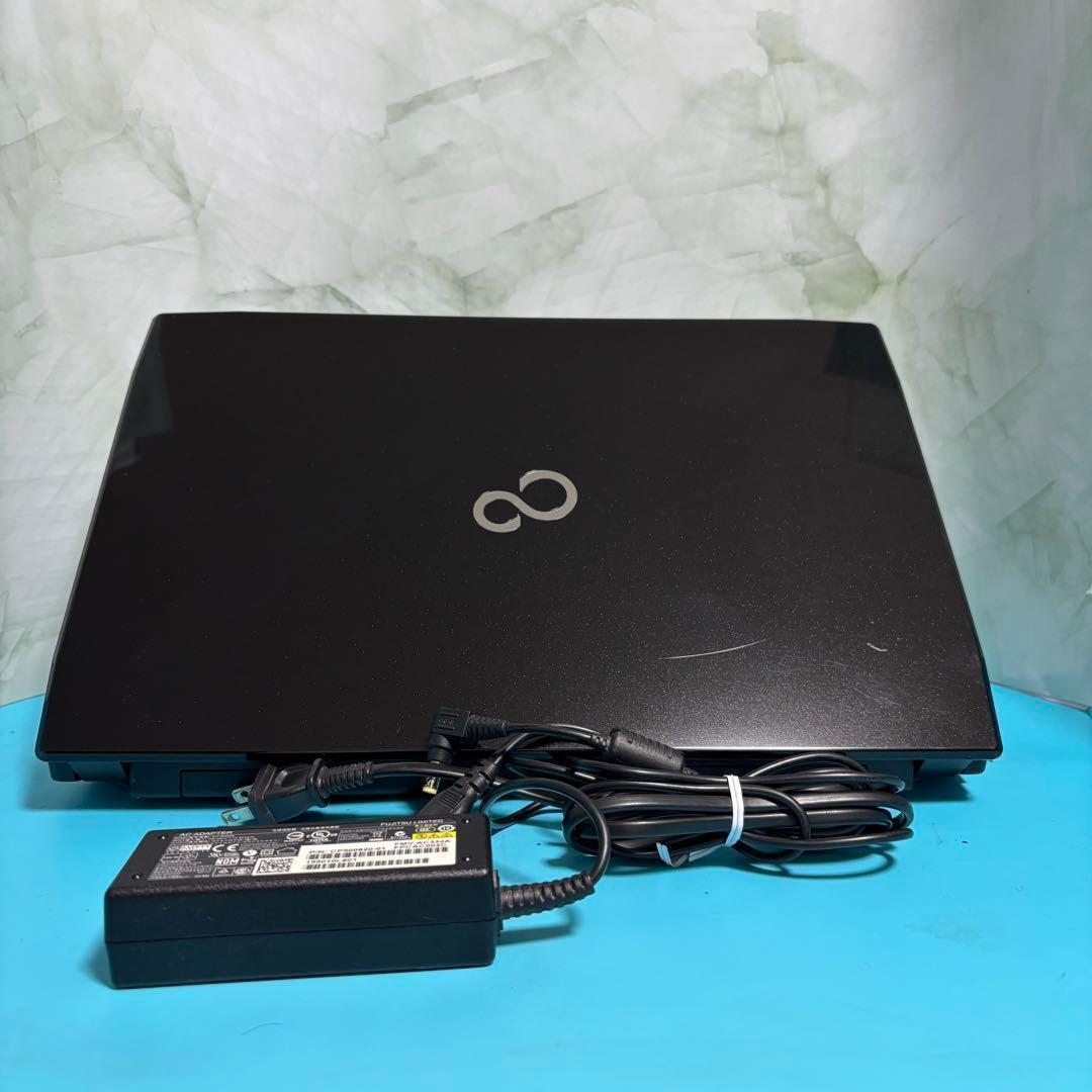 Win11★Webカメラ付‼富士通ノートPC★オフィス付！新品SSD＆メモリ8G