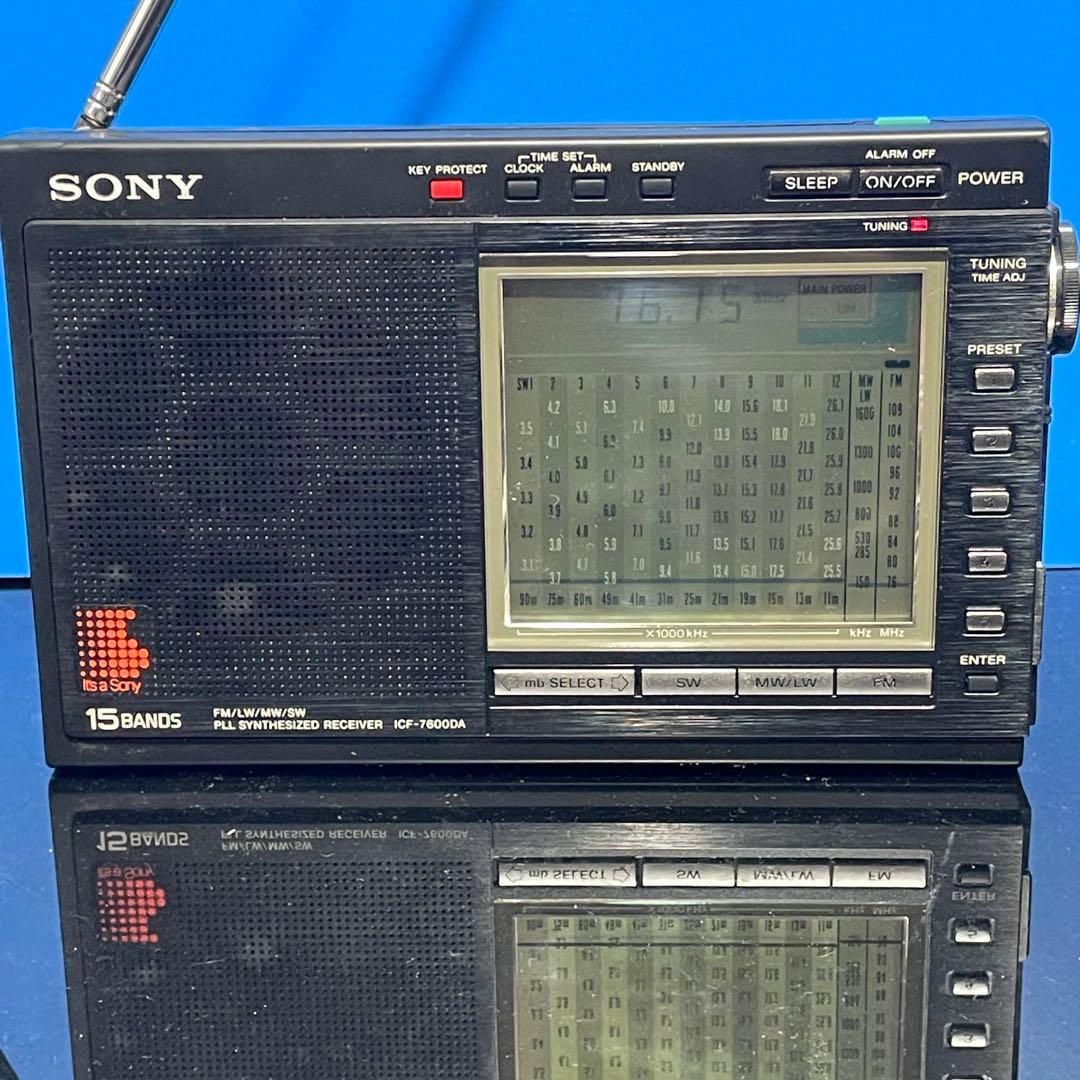 SONYICF-7600DA 動作確認済ラジオ　ラジカセ