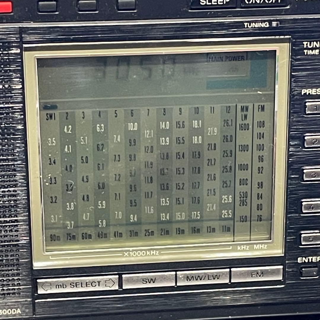 SONYICF-7600DA 動作確認済ラジオ　ラジカセ