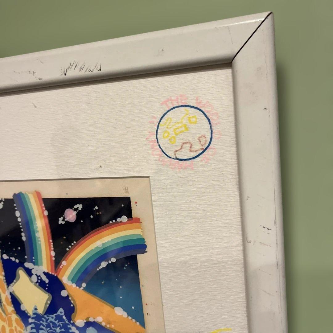 おかもとみわこ LOVE MOTHER 版画 73/200 額装