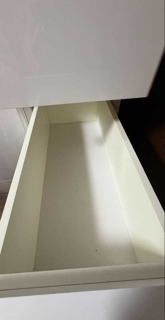 【ディノス】壁面ワードローブシリーズ　タワーチェスト　幅86.5cm ホワイト