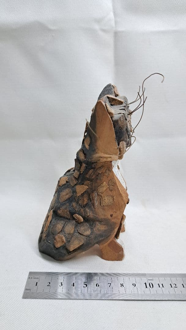 木製　猫のオブジェ ハンドメイド　手芸　個人作家