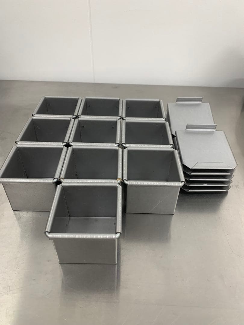 アルタイト キューブパン型 7.5センチ角 フタ付き10個