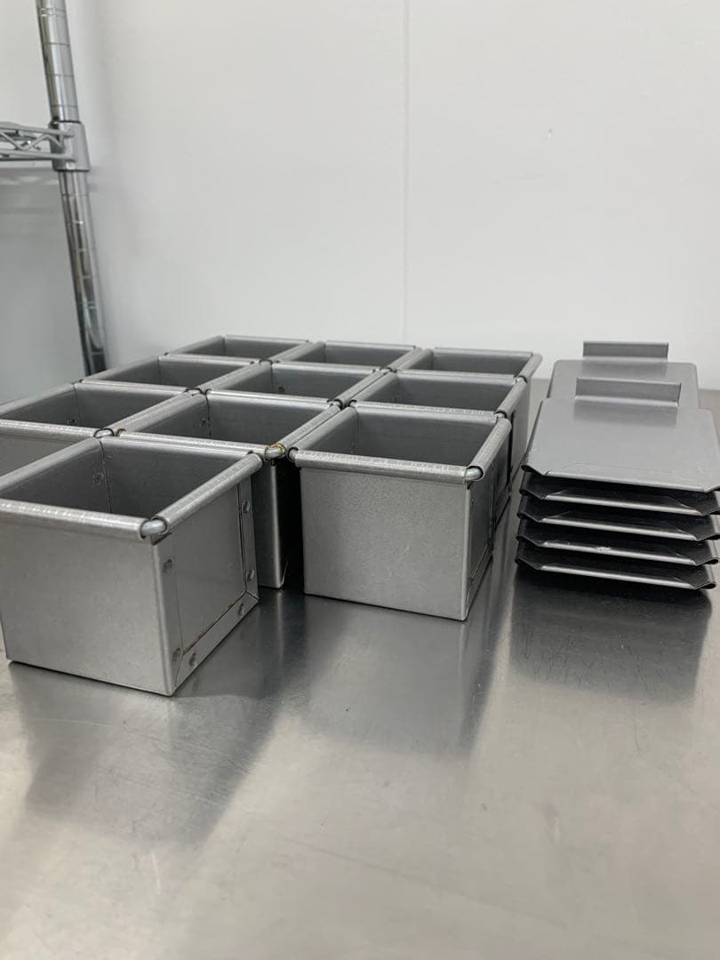 アルタイト キューブパン型 7.5センチ角 フタ付き10個