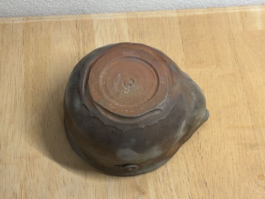 82.備前焼 宝瓶 登り窯 梅 うめ 手びねり 急須
