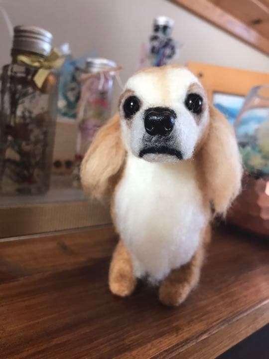 羊毛フェルト　ミニチュアダックス