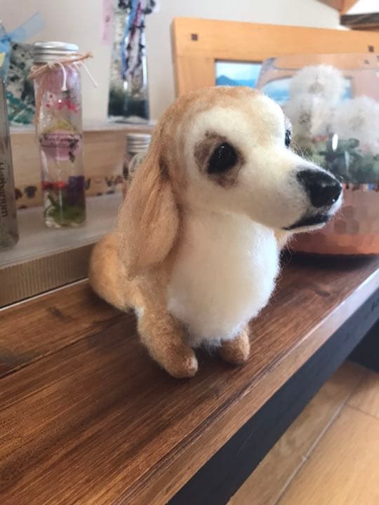 羊毛フェルト　ミニチュアダックス