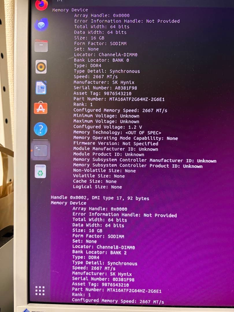 TECMIYO 16GB DDR4-2666MHz メモリ 2個(計32GB)