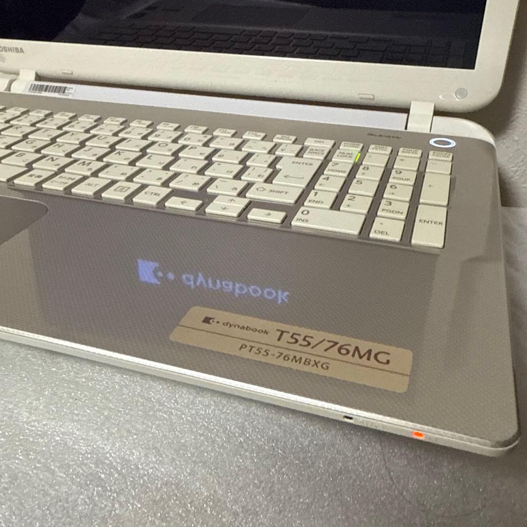 dynabook PT55-76MBXG ホワイトノートPC