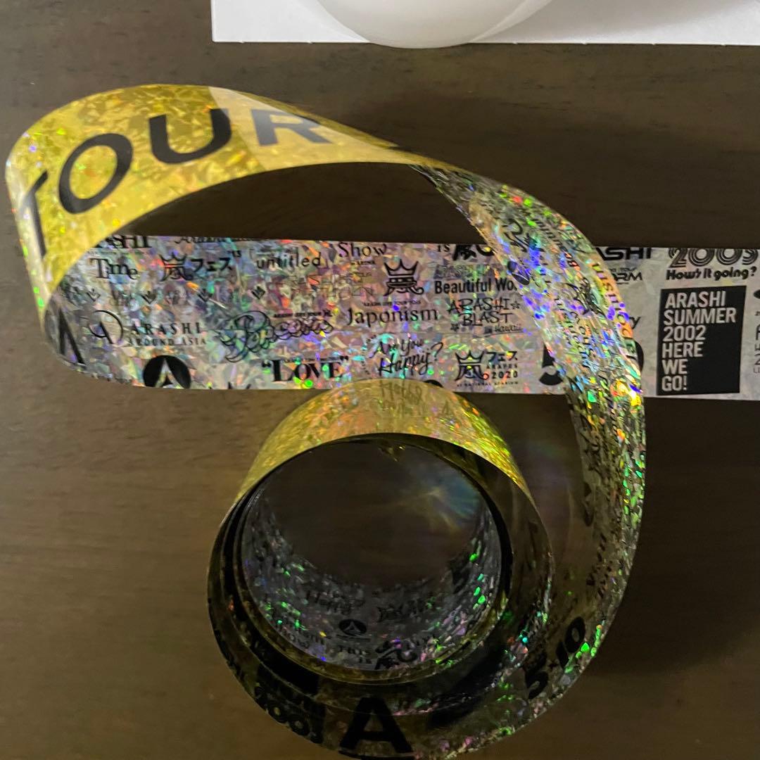 嵐ライブ銀テープ　金テープ　ガチャガチャ