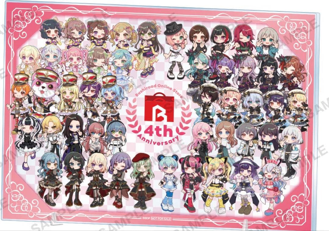 バンドリ　当選品　アクリルプレート　未開封