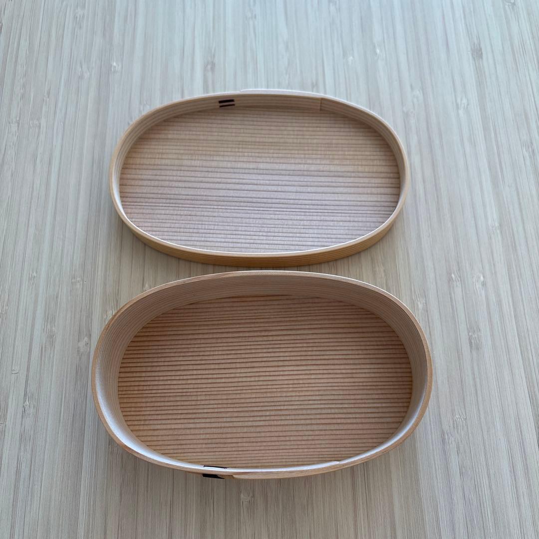 老舗栗久　曲げわっぱ弁当箱小