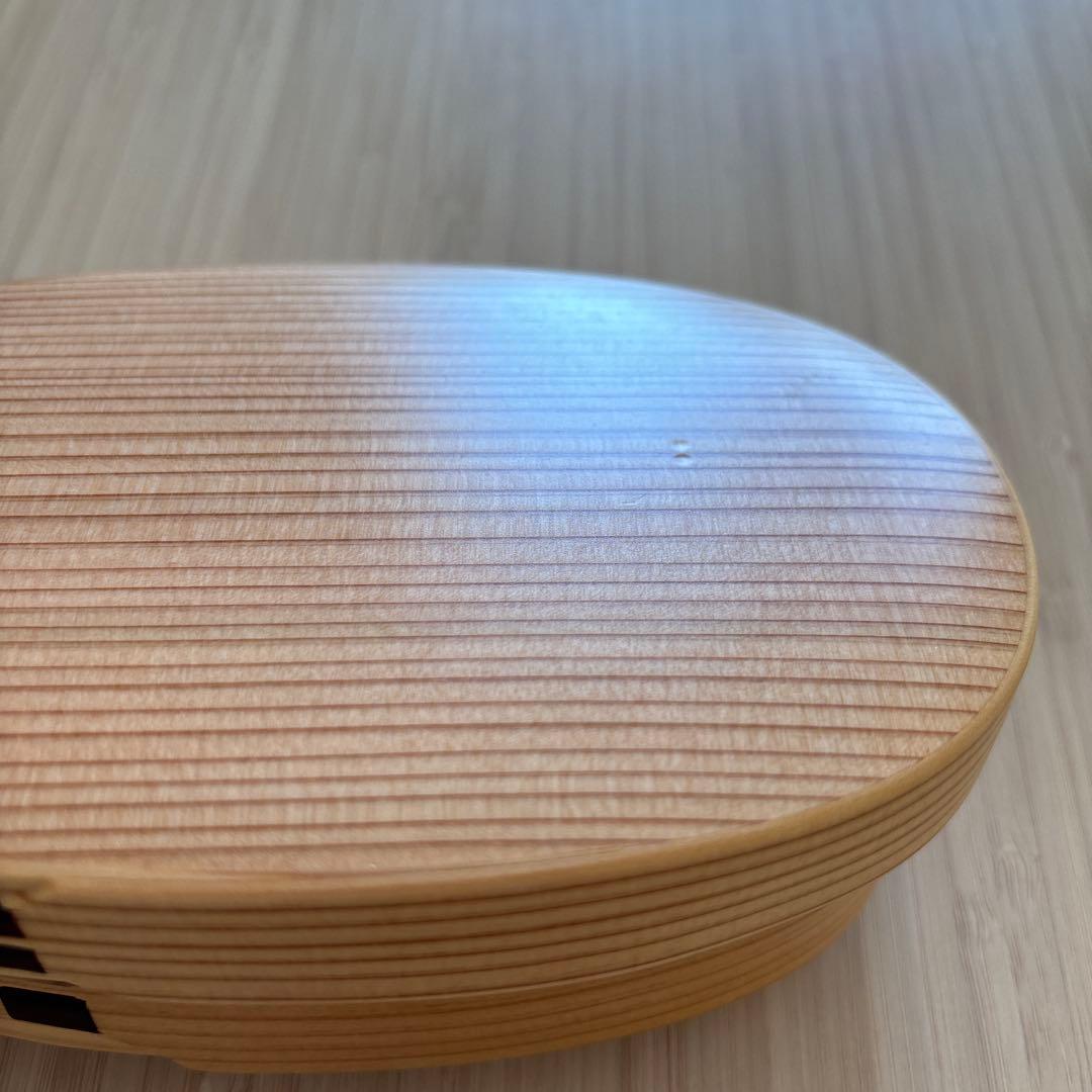 老舗栗久　曲げわっぱ弁当箱小