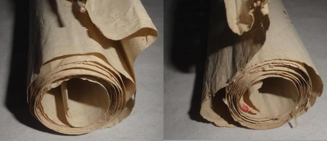 稀少 アンティーク 神社 福神 恵比寿 大黒天 七福神 神画 紙本 肉筆 まくり