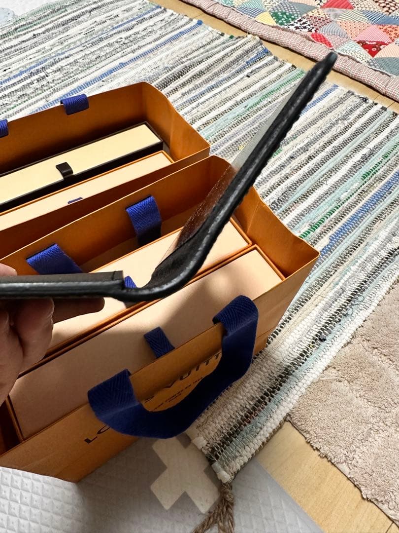 正品美品Louis Vuitton ダミエ手帳型iPhoneケース