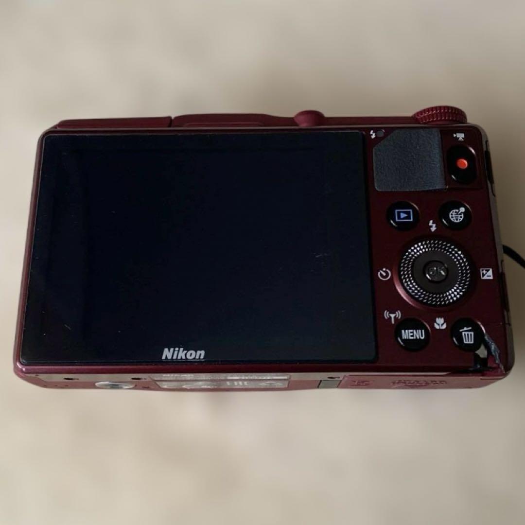 Nikon COOLPIX S9700 レッド コンデジ 30倍 Wi-Fi
