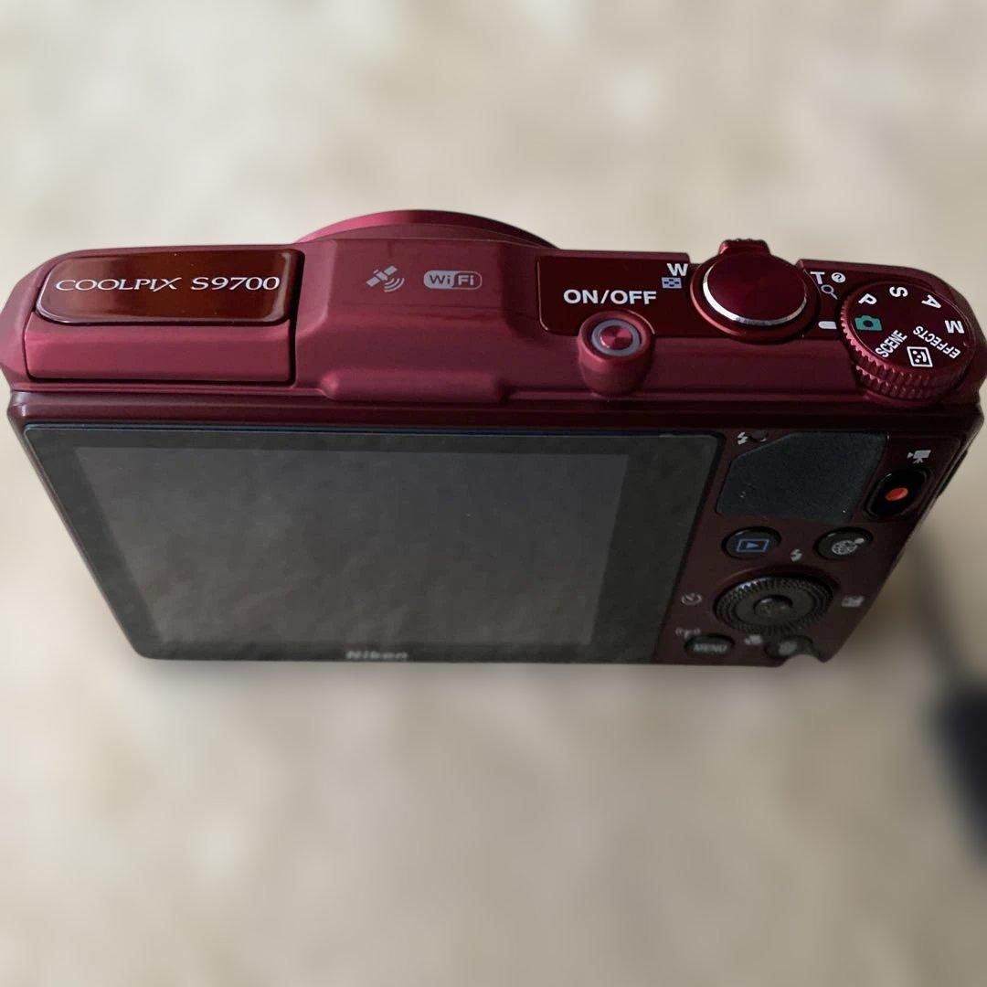 Nikon COOLPIX S9700 レッド コンデジ 30倍 Wi-Fi